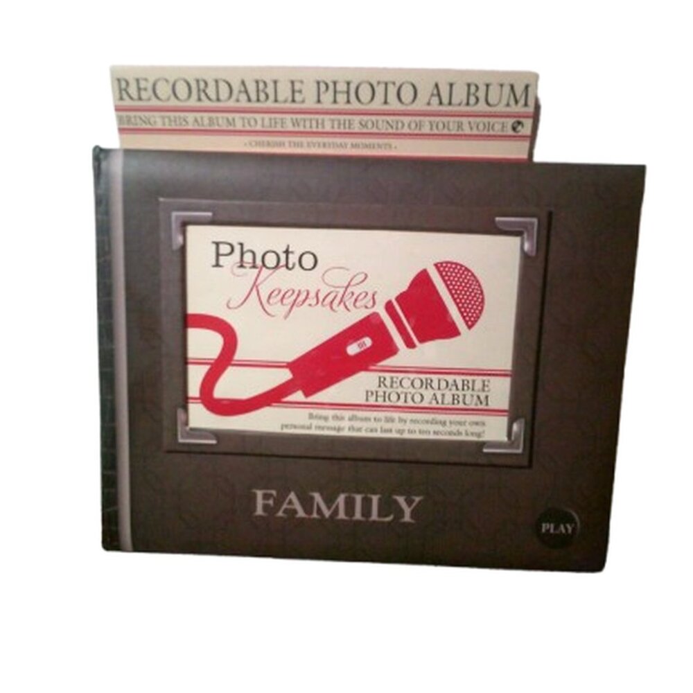 Recordable Photo ALBUM  Photo keepsakes Living Audio Album (open box)